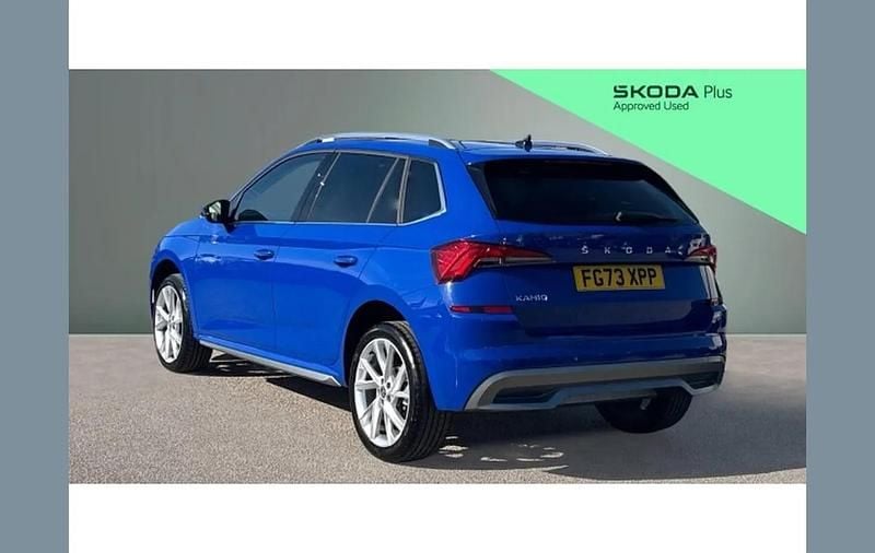 Used Skoda Kamiq SE L Executive 110 HP (80 kW) 2023 Blue SUV