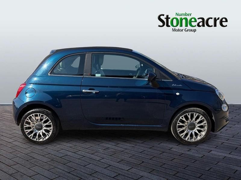 Used Fiat 500 Dolcevita 70 HP (51 kW) 2022 Blue Cabriolet