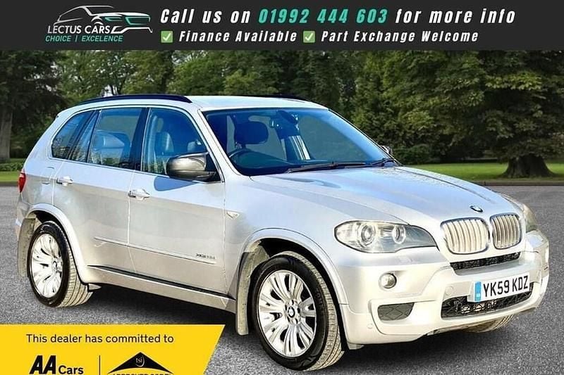 Silver Used 2009 BMW X5 M Sport SUV | £5,990 (Fair price) - Image 1/1