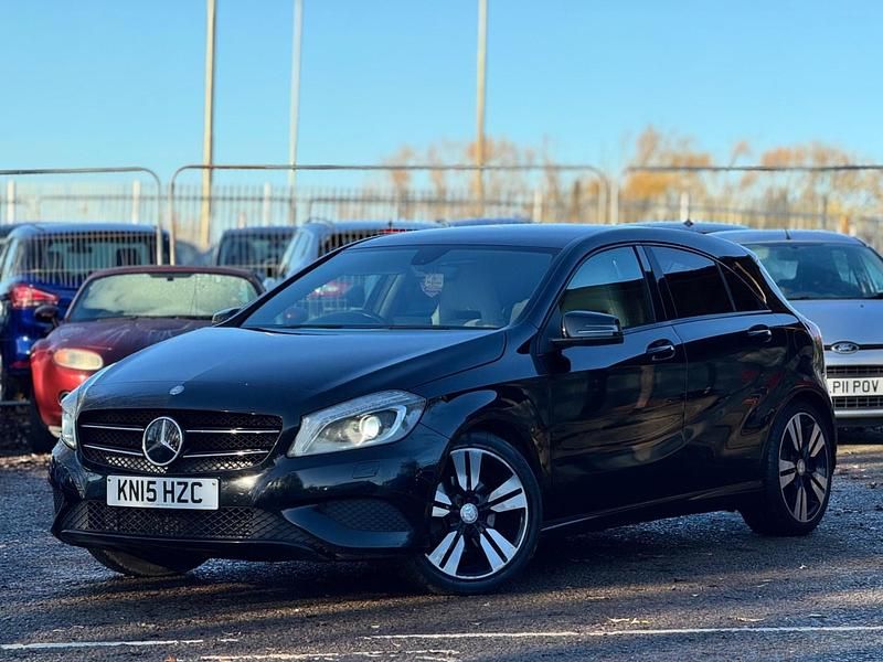 Black Used 2015 Mercedes A200 Hatchback | £7,695 (Fair price) - Image 1/4
