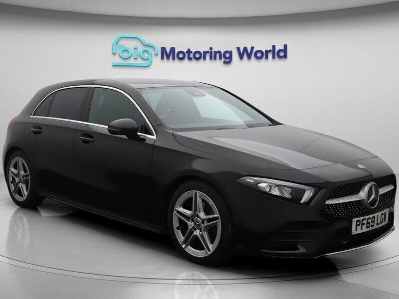 Black Used 2020 Mercedes A200 AMG line Hatchback | £15,900 (Good price) - Image 1/4