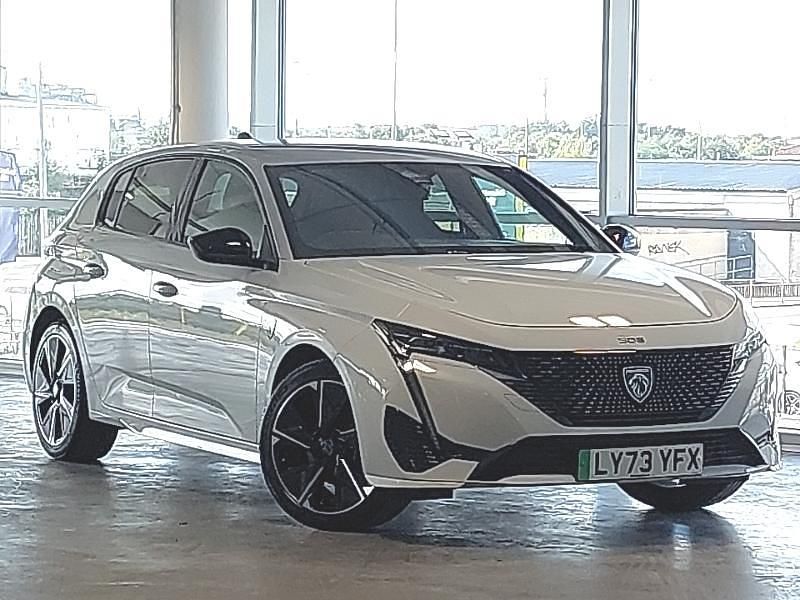 White Used 2024 Peugeot e-308 Hatchback | £17,998 (Fair price) - Image 1/4