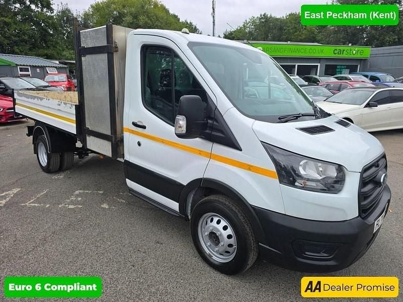 Used Ford Transit 130 HP (95 kW) 2021 White Cabriolet