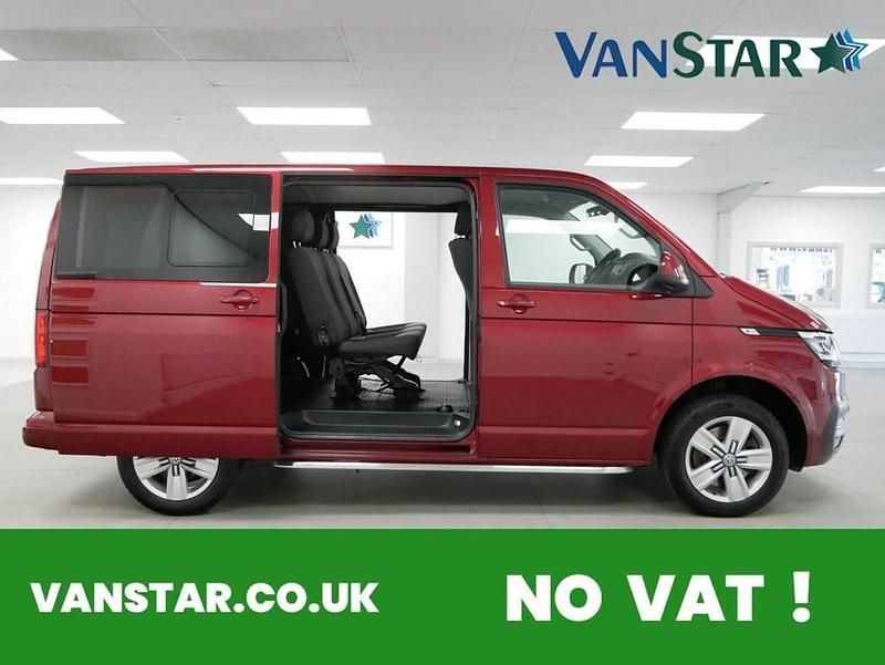 Used VW T6.1 Highline 150 HP (110 kW) 2020 Red Van