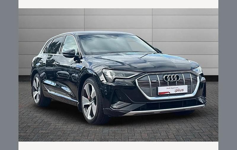 Mythos black Used 2021 Audi e-tron S-Line SUV | £26,795 (A bit pricey) - Image 1/4