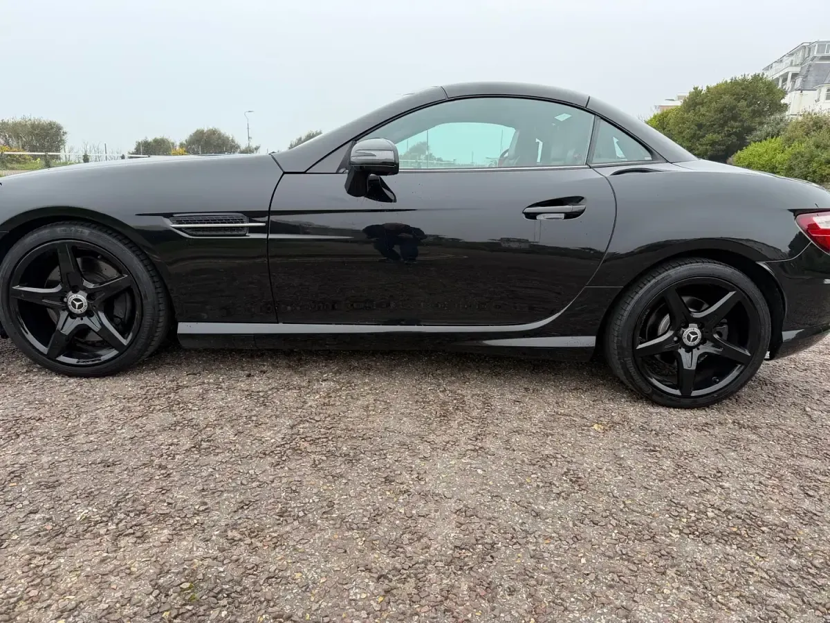 Usado Mercedes SLK250 AMG 2012 Negro Descapotable