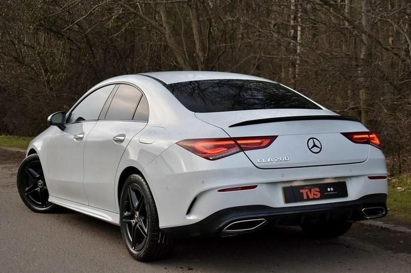 Used Mercedes CLA200 AMG line 163 HP (119 kW) 2021 White Coupe