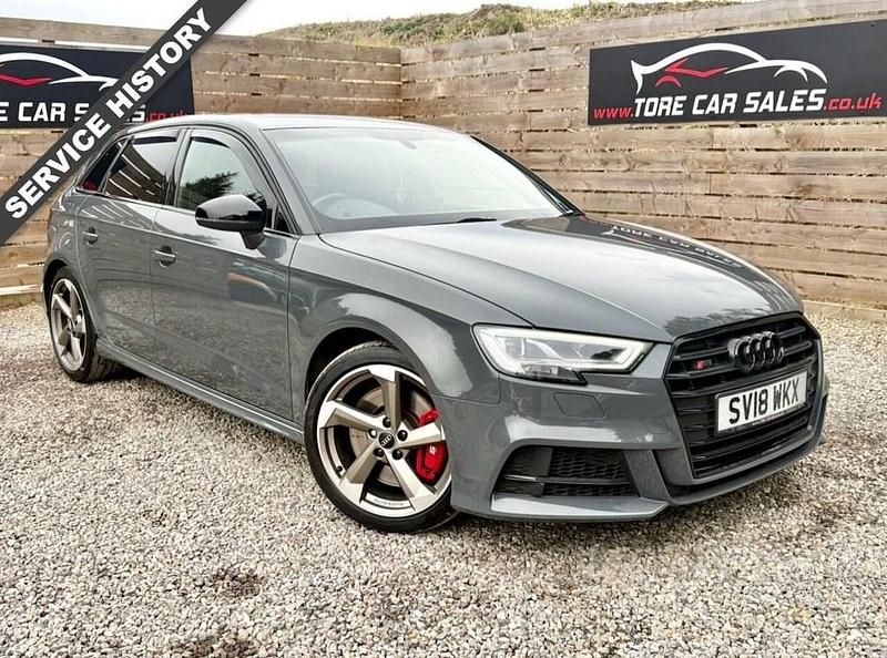 Used Audi S3 Sportback Black Edition 310 HP (228 kW) 2018 Grey Hatchback