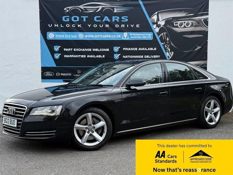 Black Used 2013 Audi A8 Advanced Sedan | £7,995 (Good price) - Image 1/3