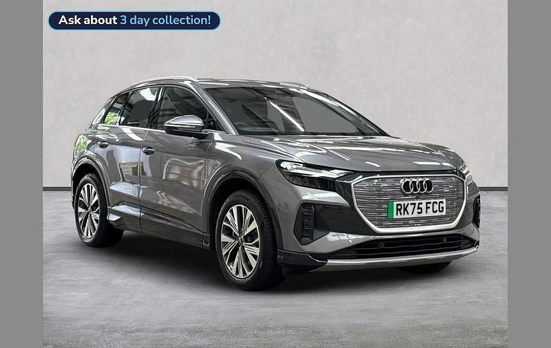 Grey Used 2025 Audi Q4 e-tron Sport SUV | £35,219 - Image 1/4