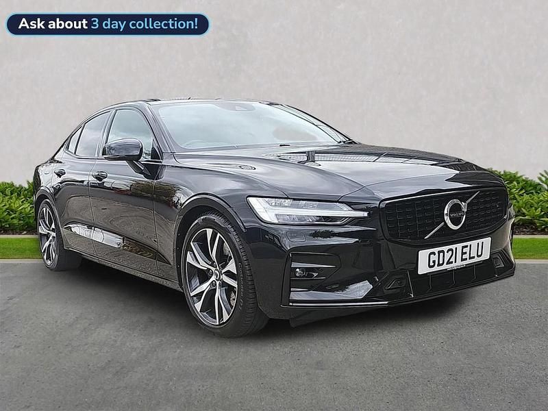Black Used 2021 Volvo S60 R-Design Sedan | £22,999 (Fair price) - Image 1/4
