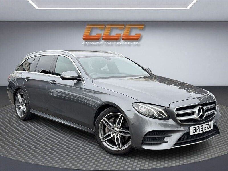 Grey Used 2018 Mercedes E220 AMG line Estate | £12,480 (Good price) - Image 1/2