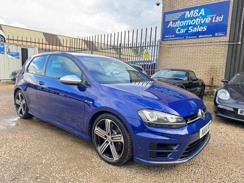 Used VW Golf VII R 2014 Blue Hatchback
