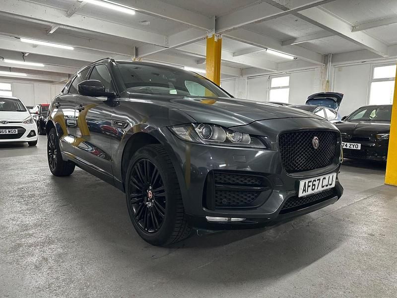Grey Used 2017 Jaguar F-Pace R-Sport SUV | £12,990 - Image 1/4