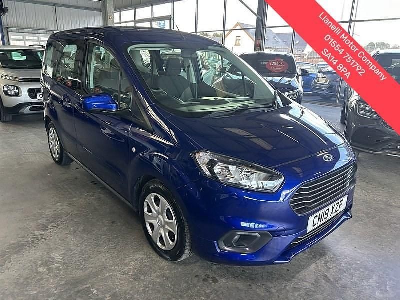 Blue Used 2019 Ford Tourneo Courier Zetec MPV | £11,995 (Fair price) - Image 1/4