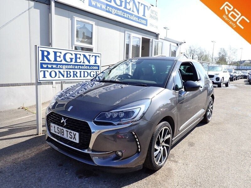 Grey Used 2018 DS Automobiles DS3 Hatchback | £7,495 (Fair price) - Image 1/4