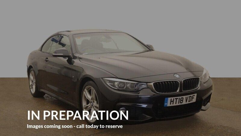 Black Used 2018 BMW 420 M Sport Cabriolet | £16,420 (Fair price) - Image 1/4