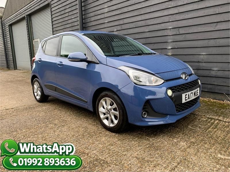 Blue Used 2017 Hyundai i10 Premium Hatchback | £5,875 (Fair price) - Image 1/4
