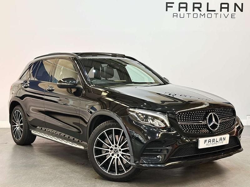 Black Used 2018 Mercedes GLC250 AMG line SUV | £17,950 (Fair price) - Image 1/4