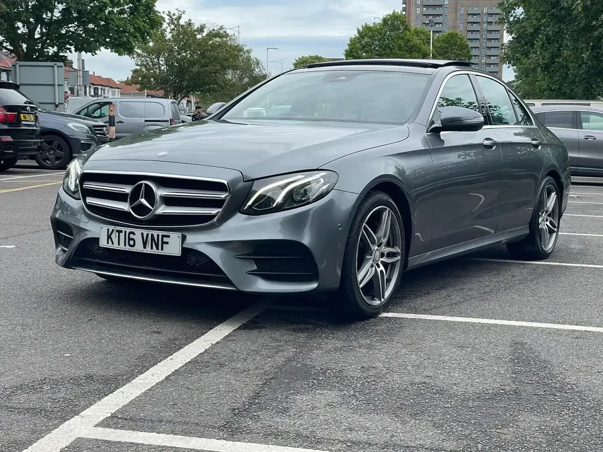 Used Mercedes E220 AMG Line Premium 2016 Grey Sedan