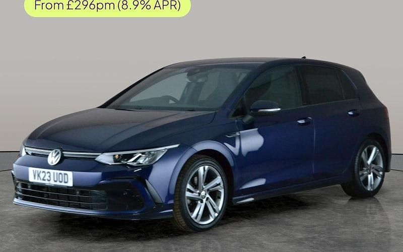 Used VW Golf VIII R-line 150 HP (110 kW) 2023 Blue Hatchback