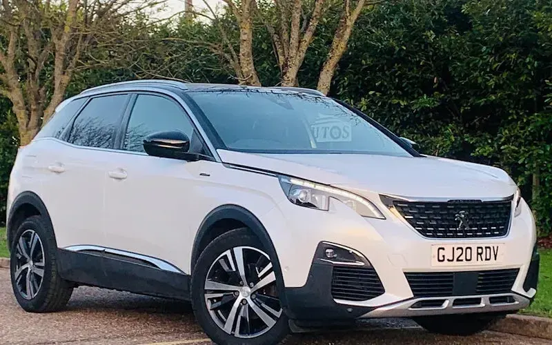 Used Peugeot 3008 GT-line 131 HP (96 kW) 2020 White SUV