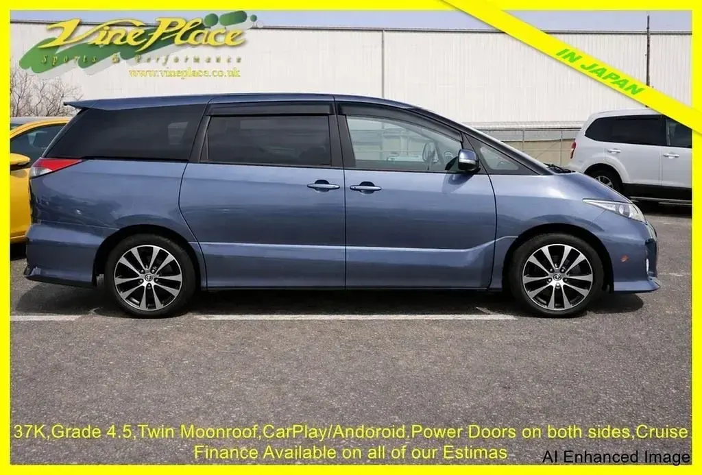 Begagnad Toyota Estima 170 HK (125 kW) 2013 Blå Minibuss
