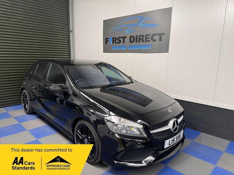 Black Used 2017 Mercedes A200 AMG line Hatchback | £11,495 (Good price) - Image 1/4