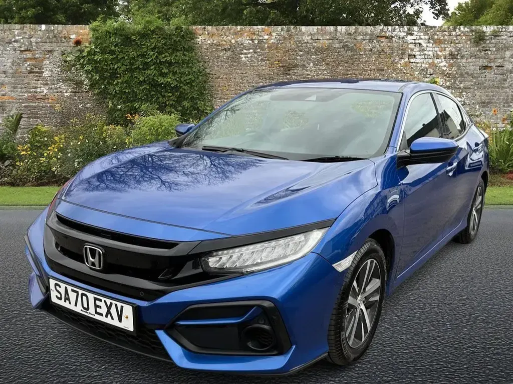 Used Honda Civic SE 126 HP (92 kW) 2020 Blue Hatchback