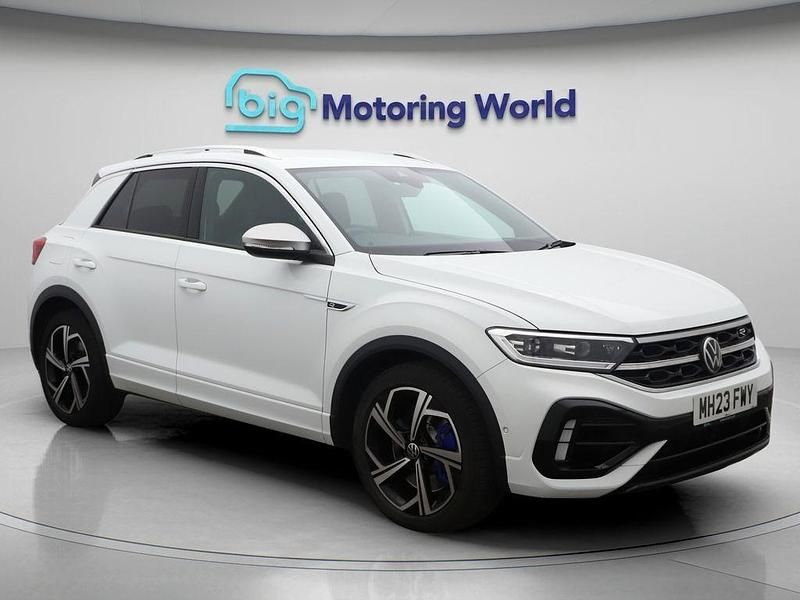White Used 2023 VW T-Roc R SUV | £27,000 (Good price) - Image 1/4