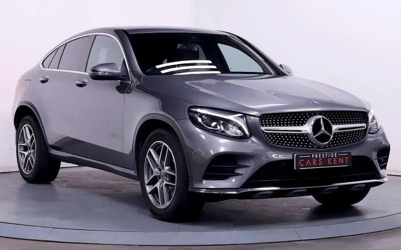 Grey Used 2018 Mercedes GLC220 AMG line Coupe | £23,035 (Fair price) - Image 1/4