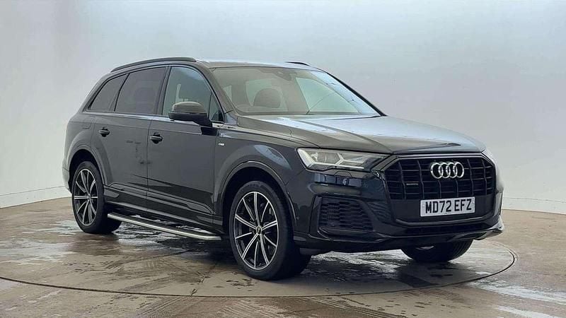 Black Used 2023 Audi Q7 Black Edition SUV | £40,890 (Good price) - Image 1/4