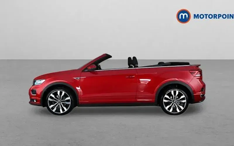 Used VW T-Roc Cabriolet R-line 150 HP (110 kW) 2021 Red Cabriolet