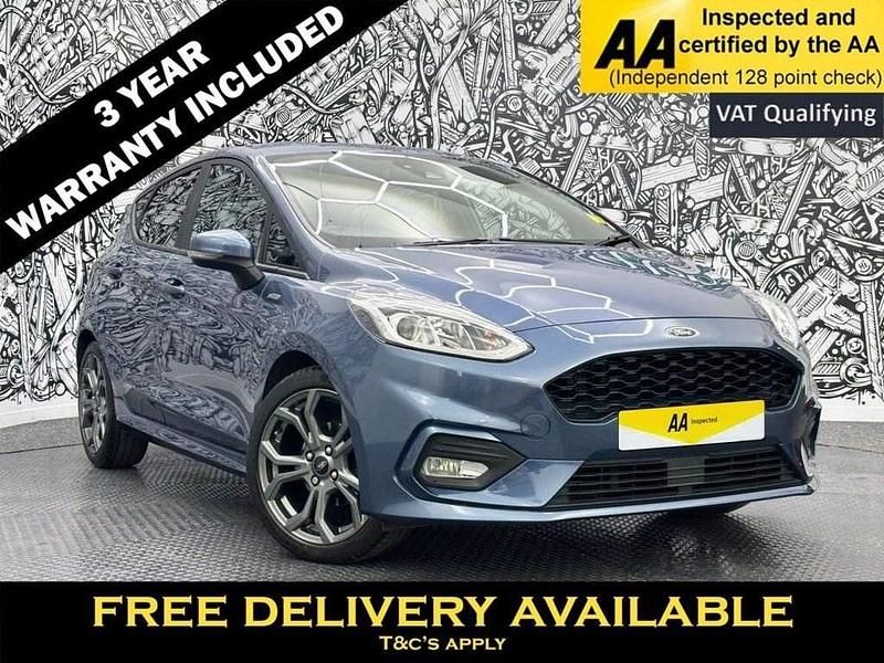 Blue Used 2020 Ford Fiesta ST-Line Hatchback | £11,395 (Fair price) - Image 1/4