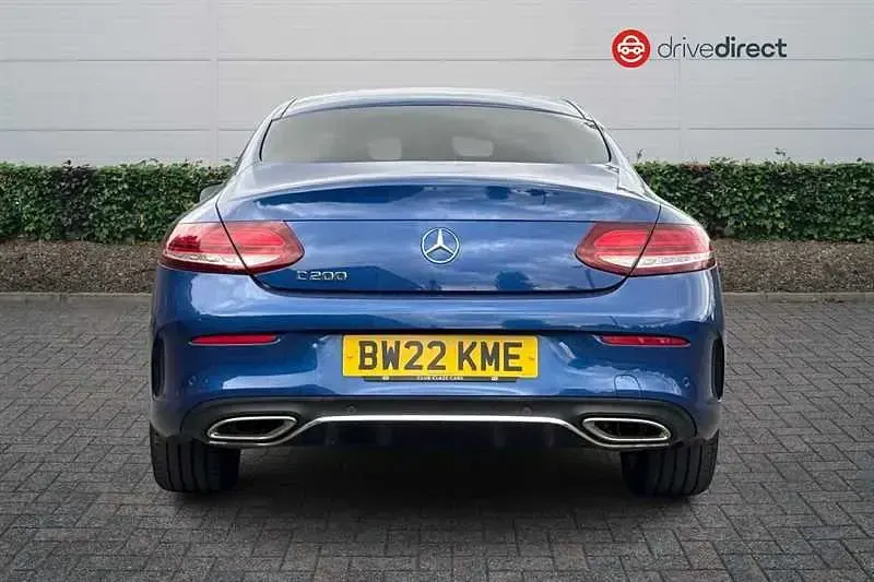 Used Mercedes C200 AMG line 2022 Blue Coupe