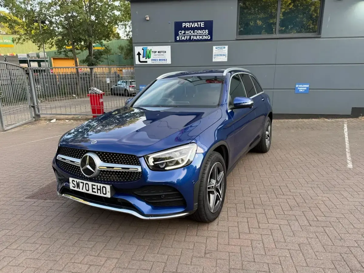 Used Mercedes GLC300 AMG line 2020 Blue SUV