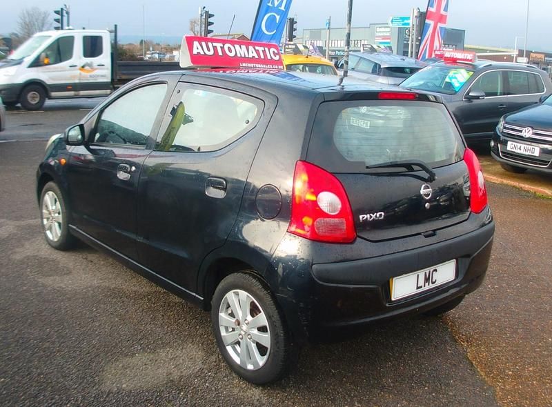 Used Nissan Pixo N-TEC 68 HP (50 kW) 2012 Black Hatchback