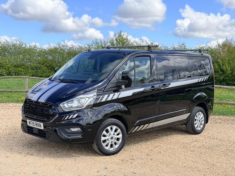 Used Ford Transit Custom Limited 130 HP (95 kW) 2019 Black Van