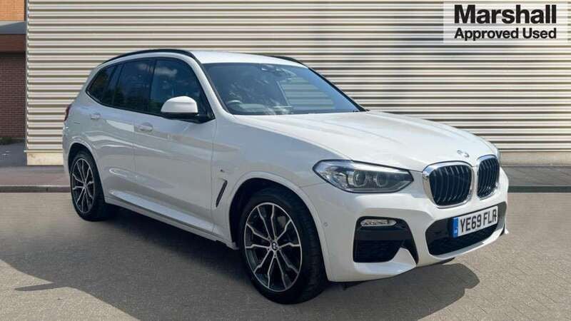 White Used 2019 BMW X3 M Sport SUV | £25,619 (Good price) - Image 1/4