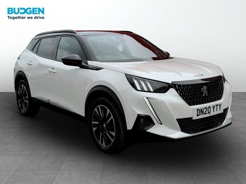 White Used 2020 Peugeot 2008 GT-line SUV | £15,400 (A bit pricey) - Image 1/4