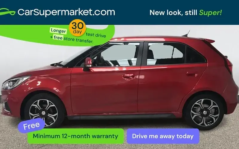 Usado MG MG3 Exclusive 106 HP (77 kW) 2020 Vermelho Citadino