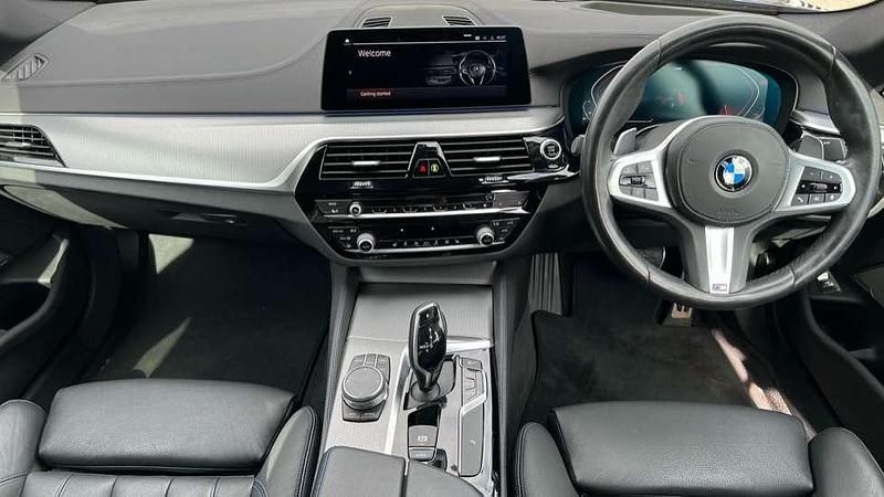 Used BMW 530 M Sport 252 HP (185 kW) 2019 Blue  Sedan