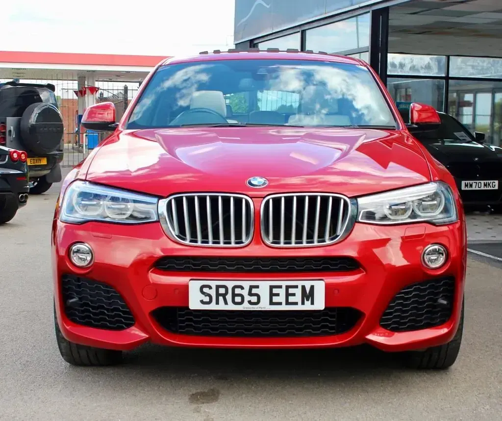 Used BMW X4 M Sport 313 HP (230 kW) 2015 Red SUV