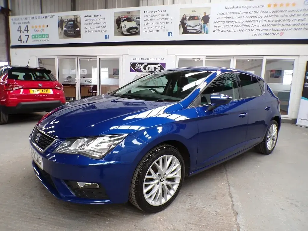 Second-hand Seat Leon SE Dynamic 115 CP (84 kW) 2019 Albastru Hatchback