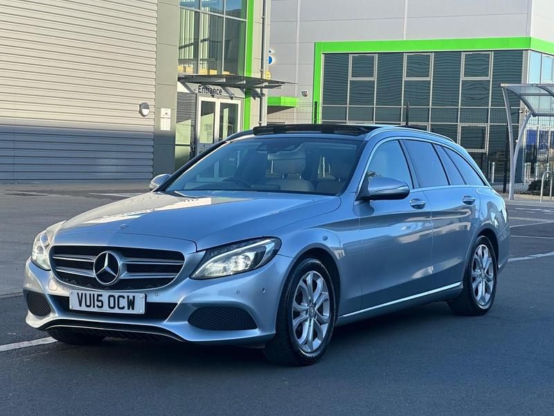 Used Mercedes C220 Premium 170 HP (125 kW) 2015 Silver Estate