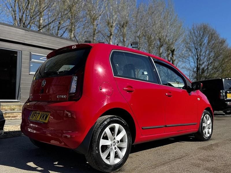 Used Skoda Citigo SE L 75 HP (55 kW) 2017 Red Hatchback