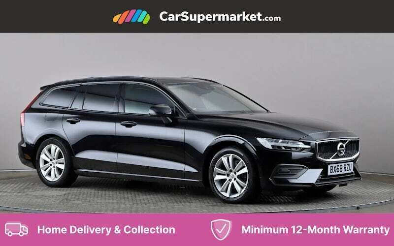 Black Used 2018 Volvo V60 Momentum Estate | £18,597 (Good price) - Image 1/4