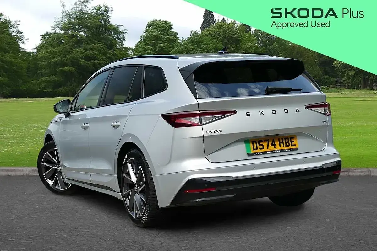 Used Skoda Enyaq iV SportlinePlus 210 kW (286 HP) 2024 Silver SUV