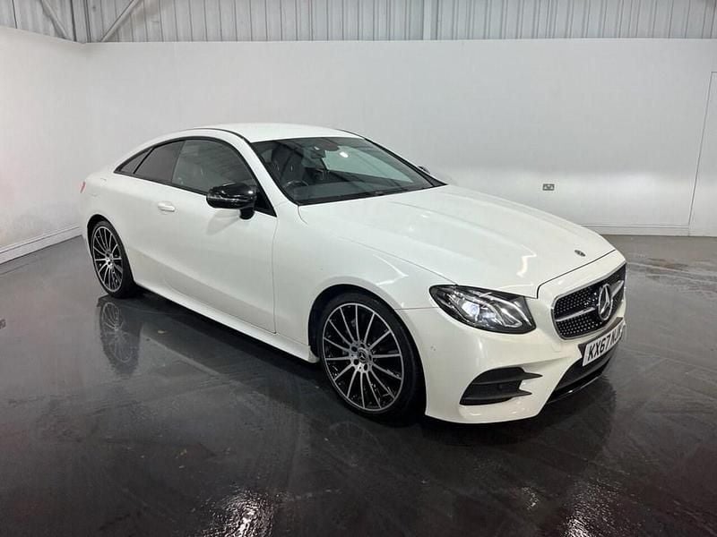 Used Mercedes E220 AMG line 194 HP (142 kW) 2017 White Coupe