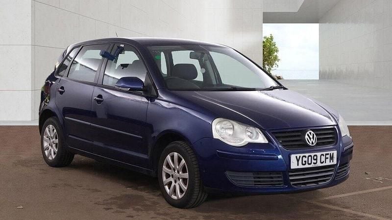 Used VW Polo SE 80 HP (58 kW) 2009 Blue Hatchback